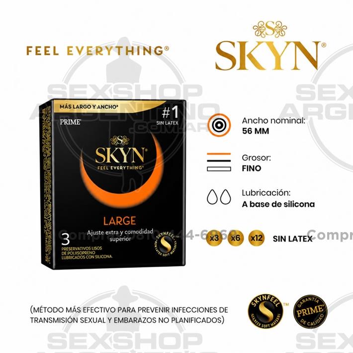 Preservativo SKYN MEGA tamaño XL